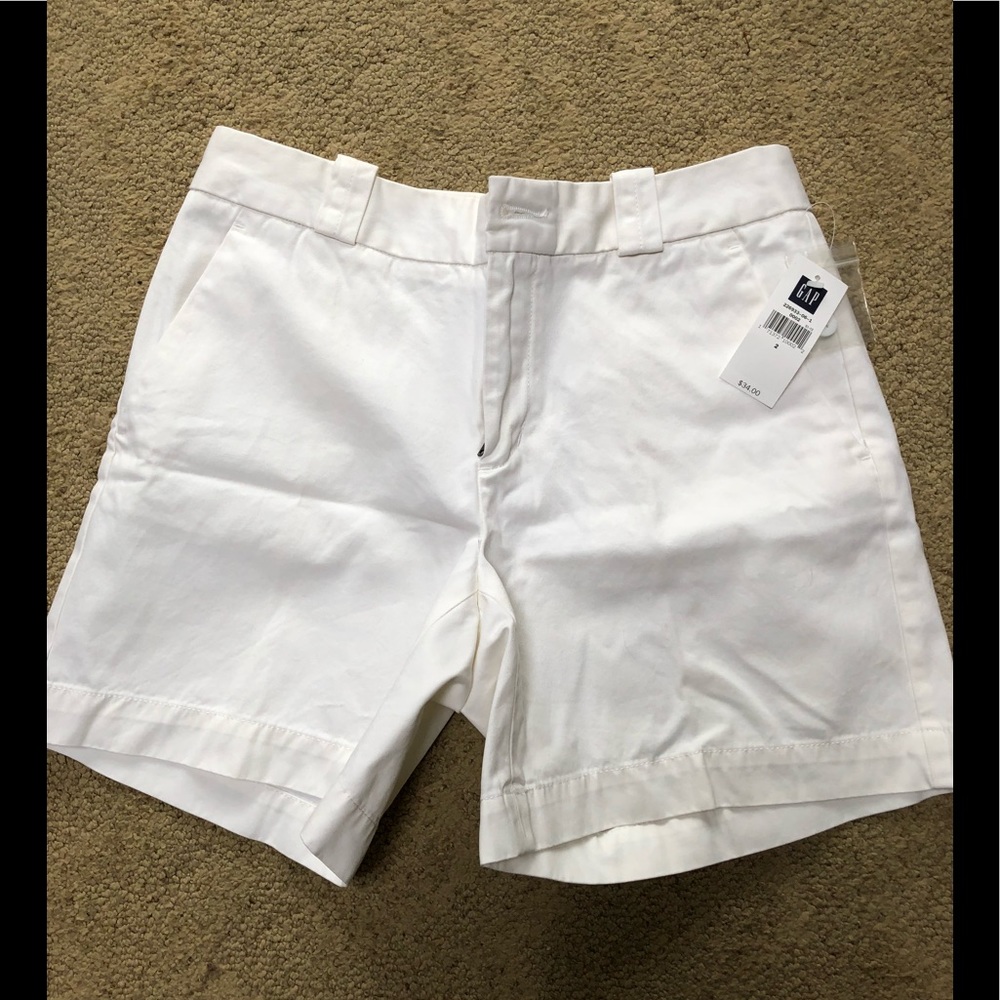 Gap white cotton shorts NWT size2
